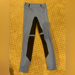 Kids XL Kerrit Full Seat Breeches blue and black